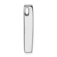 14K White Gold Lab Grown VS SI+ G+ Dia Graduated Cushion Pendant with Chain view 2