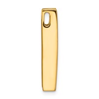 14K Yellow Gold Lab Grown VS SI+ G+ Dia Graduated Cushion Pendant with Chain view 2