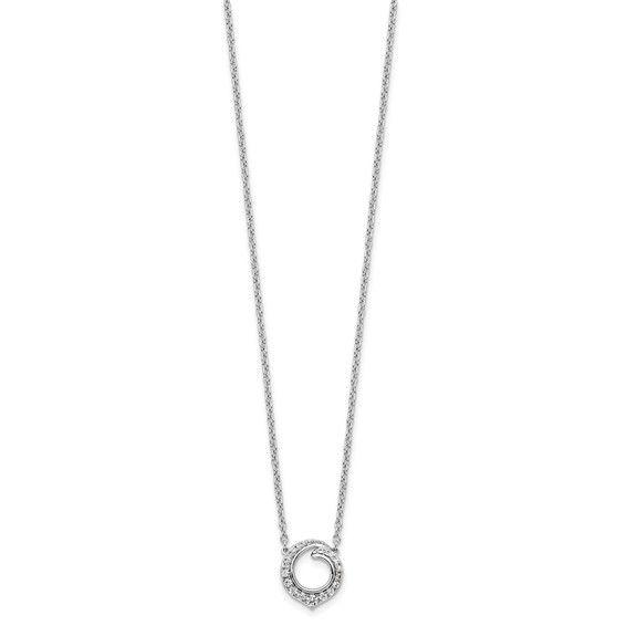 Gold Fancy Circle Necklace