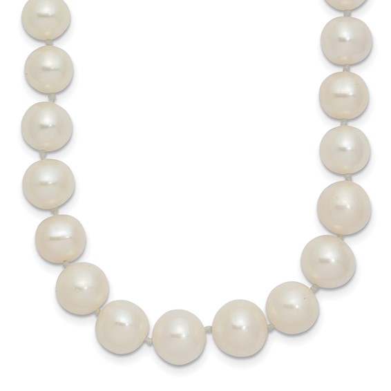 14k 7.5-9mm White Freshwater Cultured Pearl Graduated 18 inch Necklace