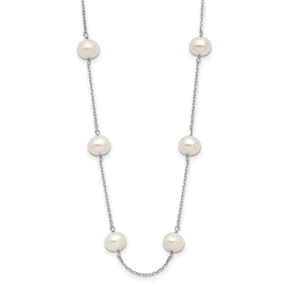 Gold Freshwater Cultured Pearl Necklace