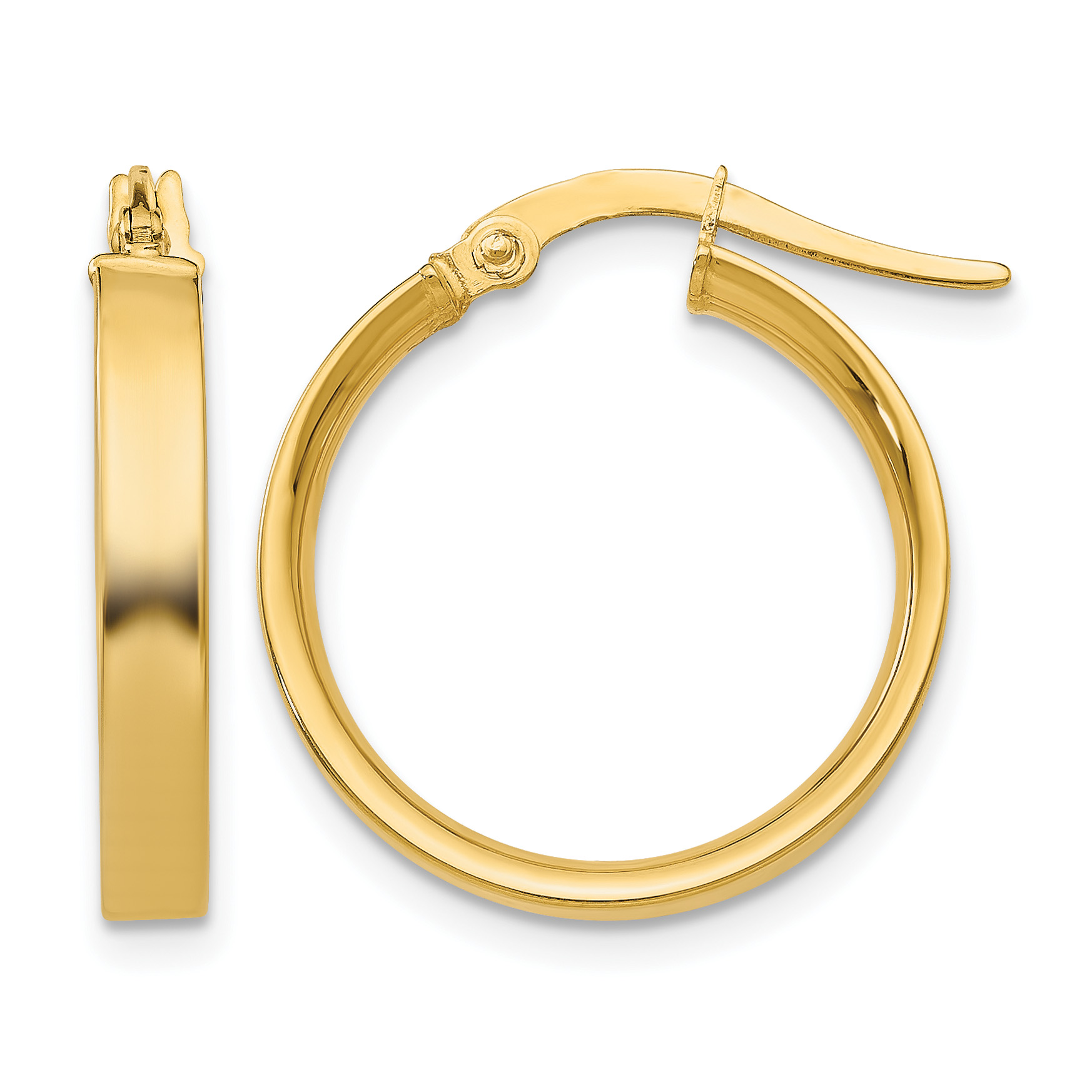 14K 3mm Small Hoop Earrings (PRE552)