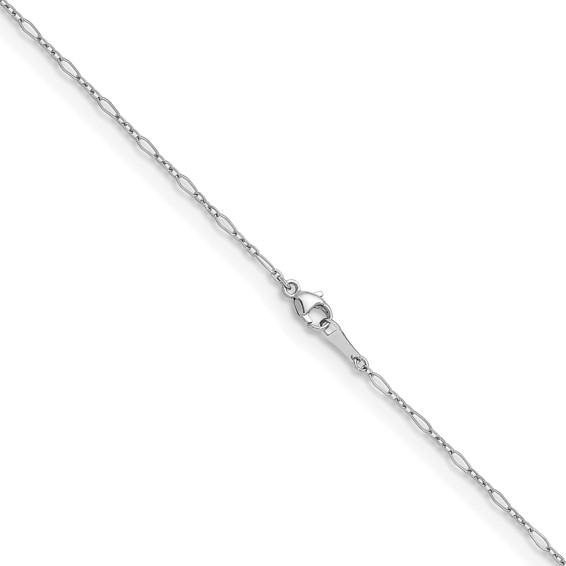 Herco Platinum Diamond-Cut Polished Link Chain