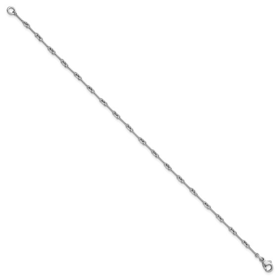 Platinum Twisted Link Chain