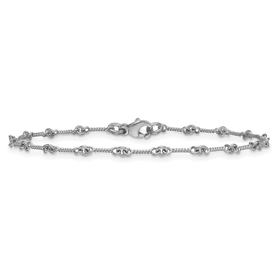 Platinum Twisted Link Chain