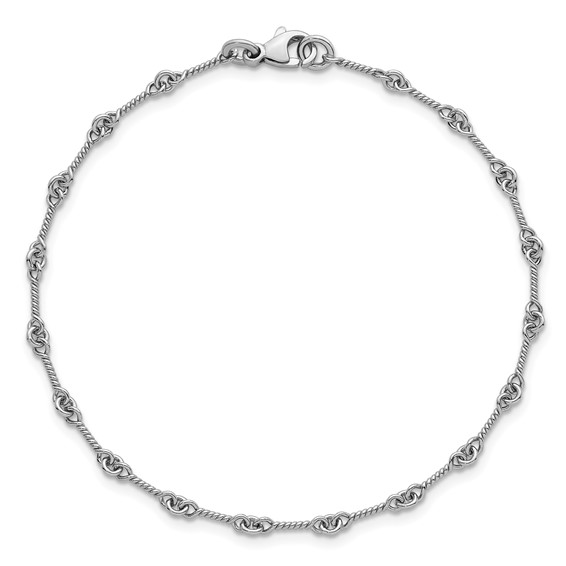 Platinum Twisted Link Chain