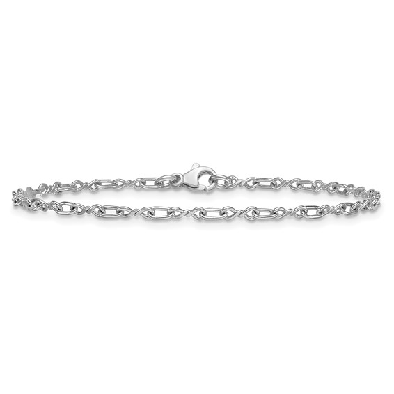 Herco Platinum Twisted Oval Link