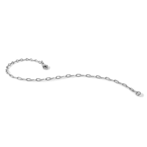 Herco Platinum Twisted Oval Link
