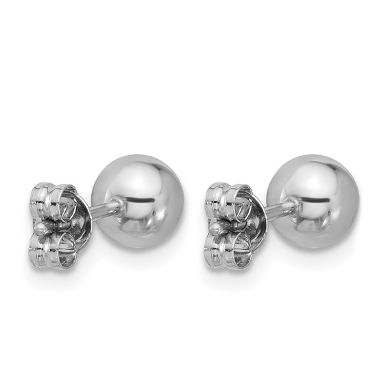 Herco Platinum Polished Post Earrings