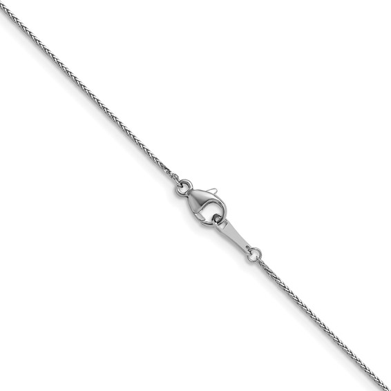 Herco Platinum Solid Diamond-Cut Wheat Chain