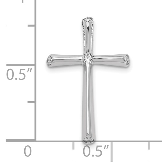 10K WG PENDANT 1-.055, 4-.015 RD DIAS. No chain, Dia: CST (RDI) Mel:F53