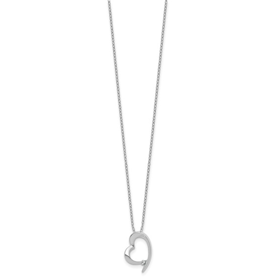 SS Diamond Pend Necklace