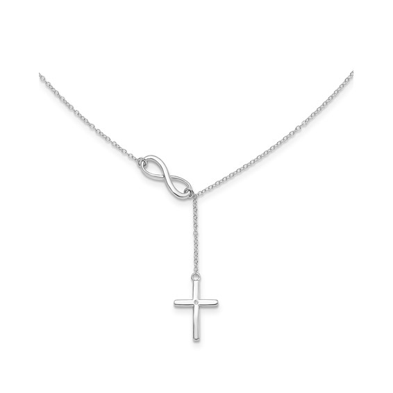 SS Diamond Pend Necklace