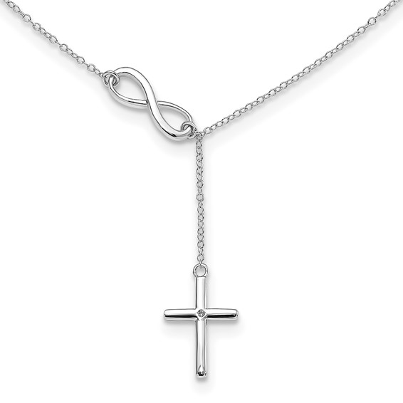 SS Diamond Pend Necklace