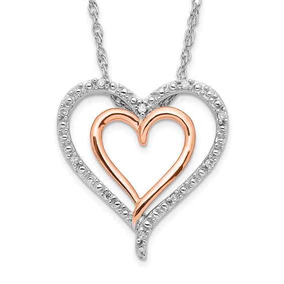 SS Rose Plate Small Heart 10 - 200' RD DIAS - Mel:S45