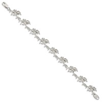 Sterling Silver Polished Unicorns Bracelet - 7in view 2