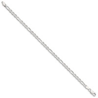 Sterling Silver 3.75mm Figaro Anchor Chain view 2