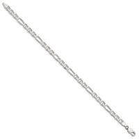 Sterling Silver 4.5mm Figaro Anchor Chain view 2
