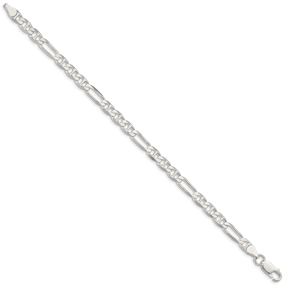 Sterling Silver 5.5mm Figaro Anchor Chain (QAF150-9)