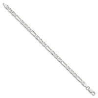 Sterling Silver 5.5mm Figaro Anchor Chain view 2