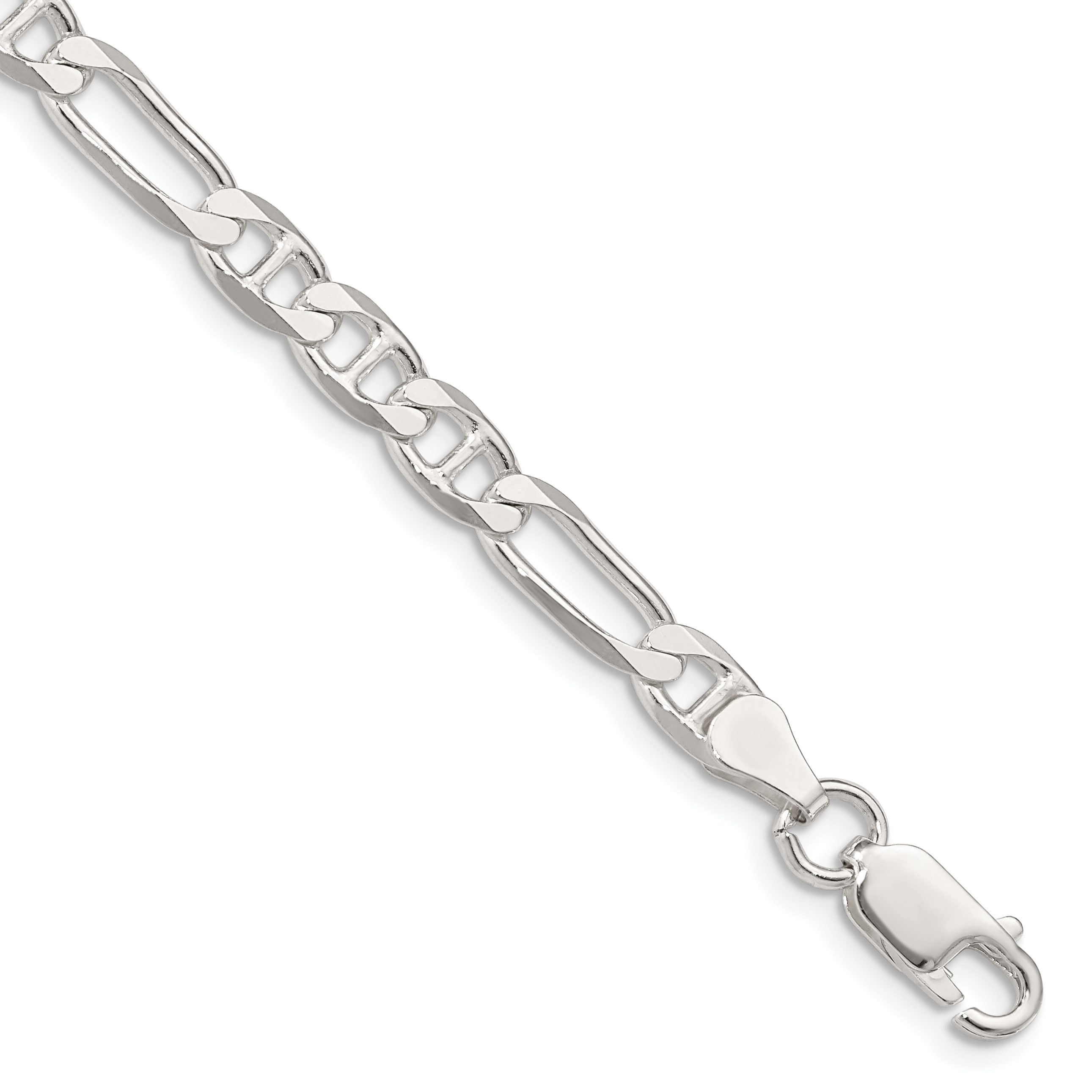 Sterling Silver 5.5mm Figaro Anchor Chain (QAF150-9)