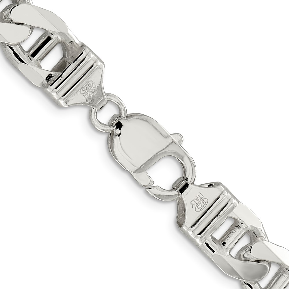 Sterling Silver 10.65mm Figaro Anchor Chain (QAF300-22)