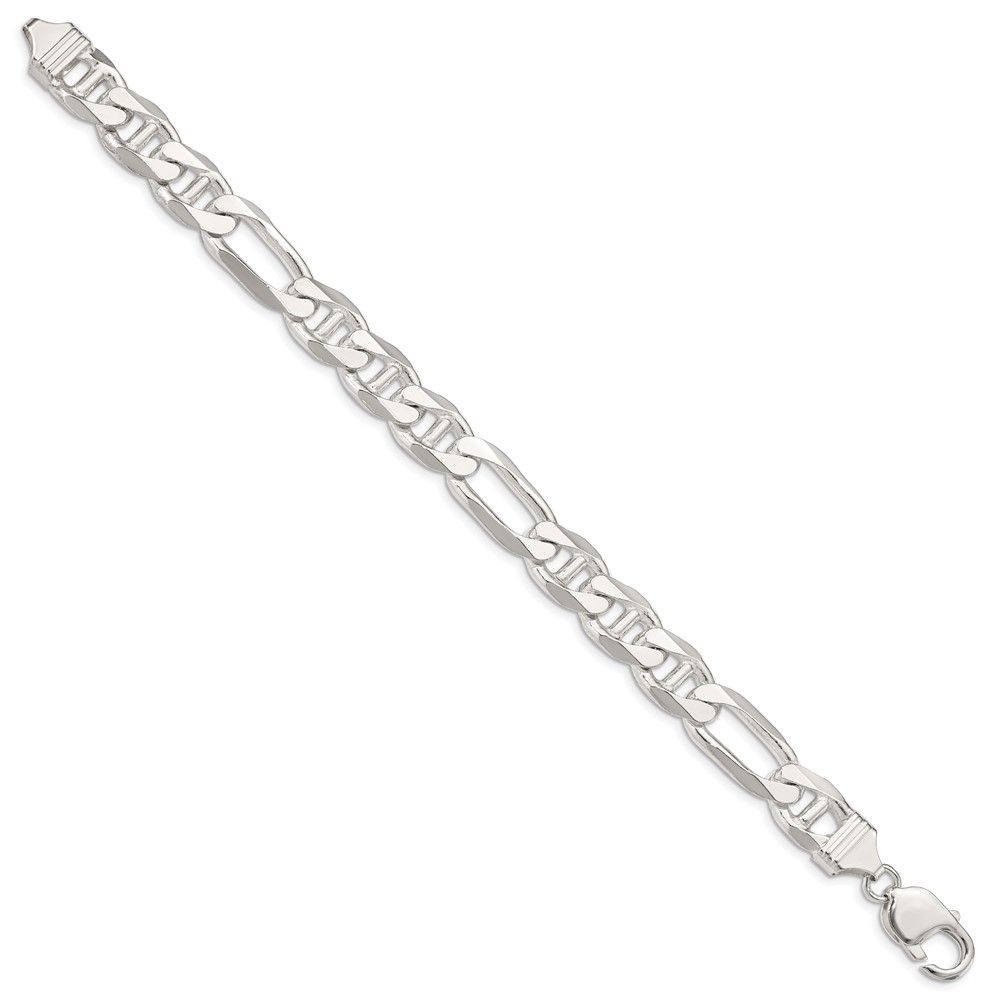 Sterling Silver 10.65mm Figaro Anchor Chain (QAF300-9)