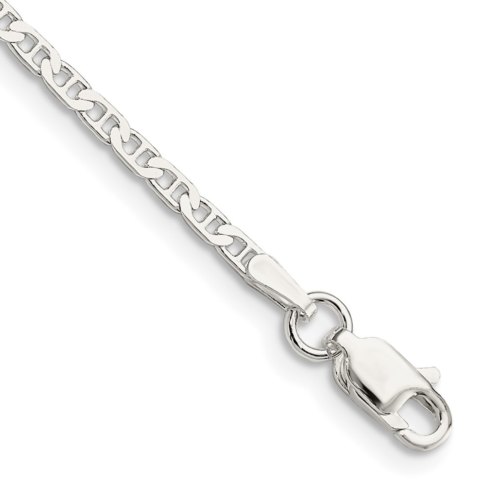 Sterling Silver 2.1mm Flat Anchor Chain (QAN060-7)