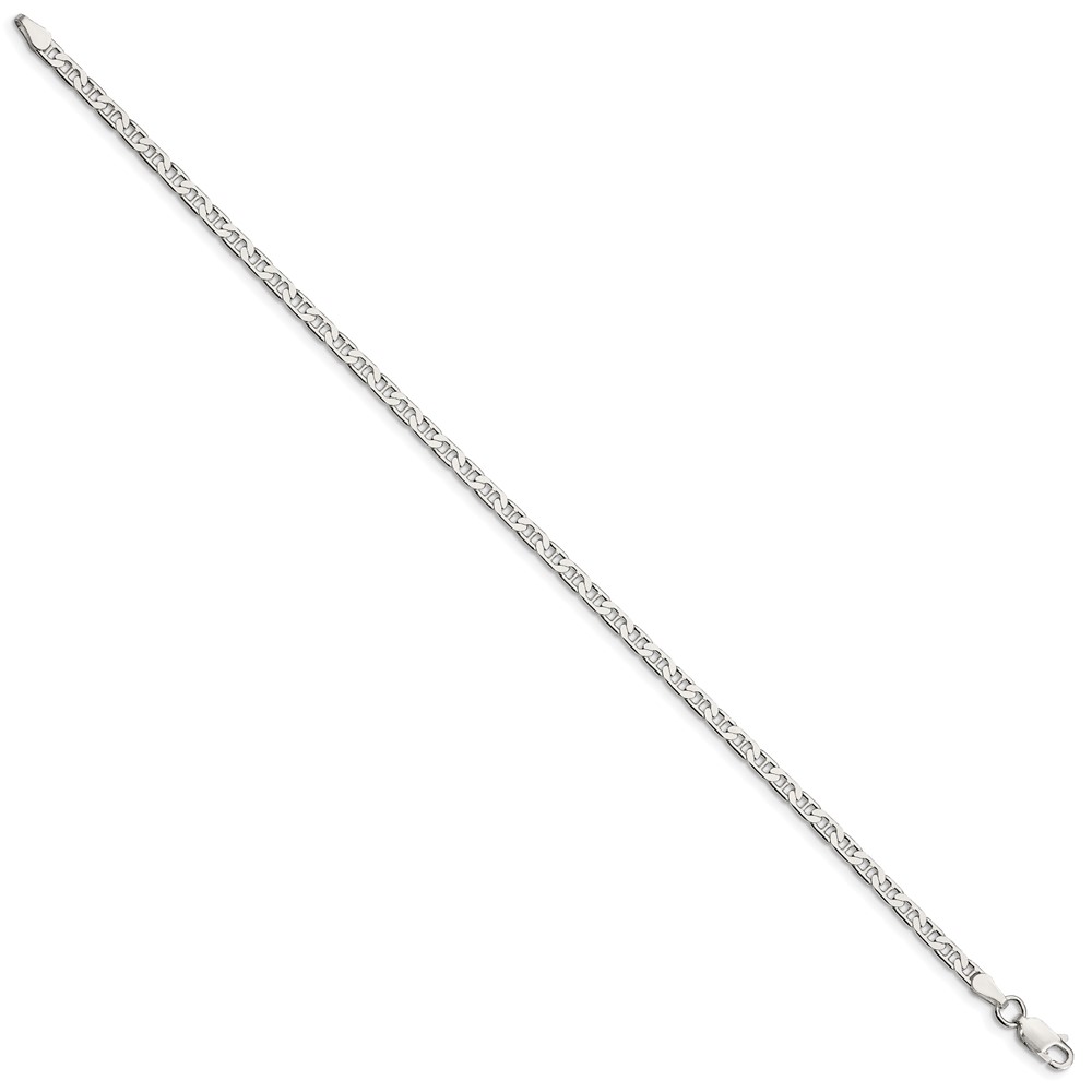 Sterling Silver 3mm Flat Anchor Chain (QAN080-8)