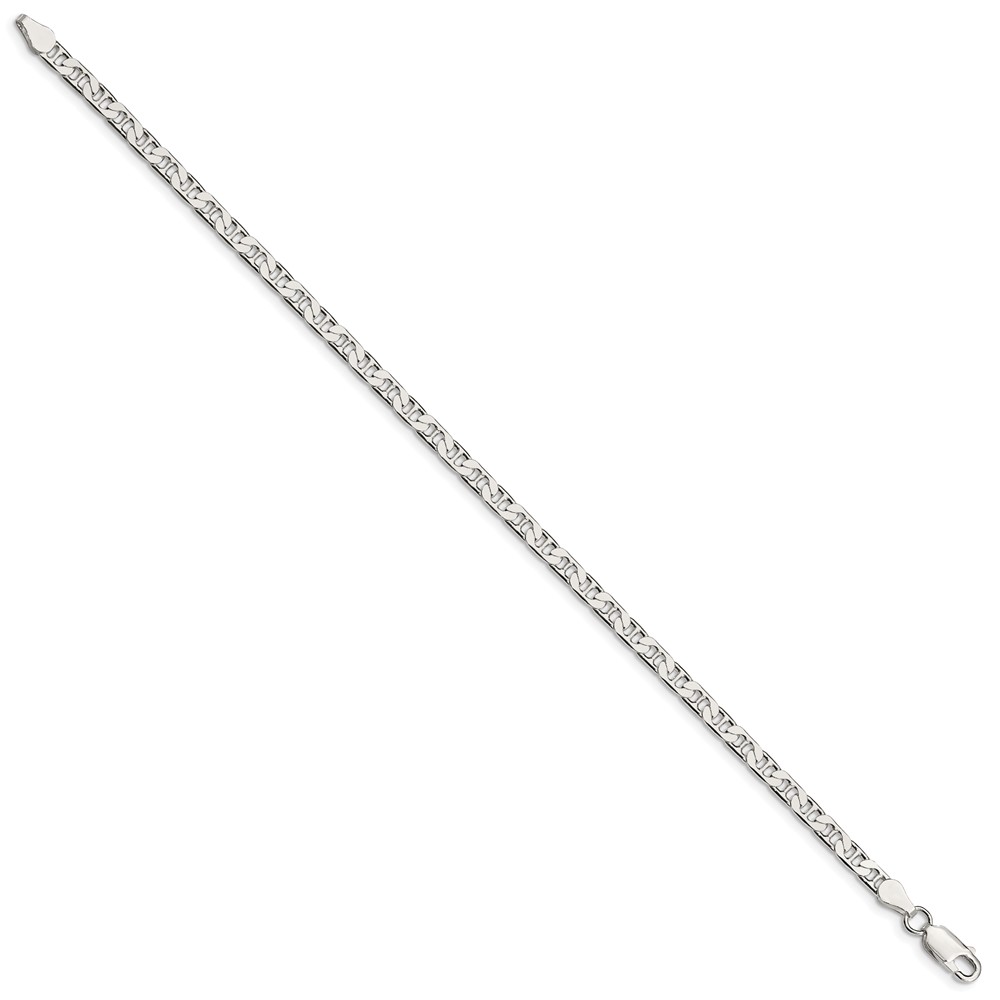 Sterling Silver 3.75mm Flat Anchor Chain (QAN100-7)