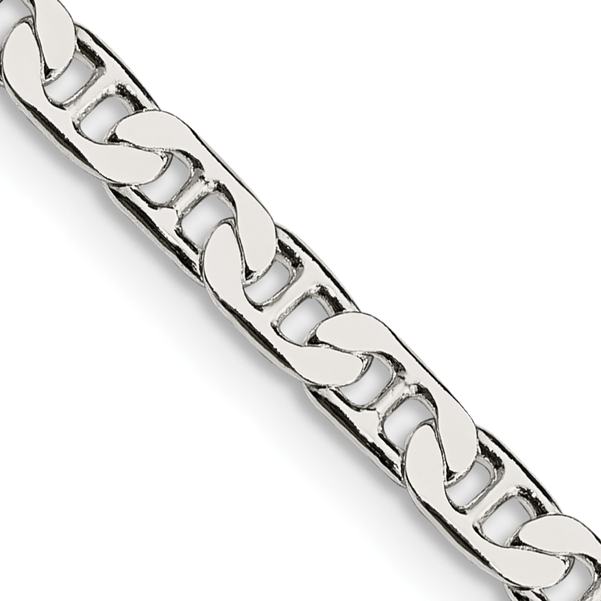 Sterling Silver 3.75mm Flat Anchor Chain (QAN100-16)