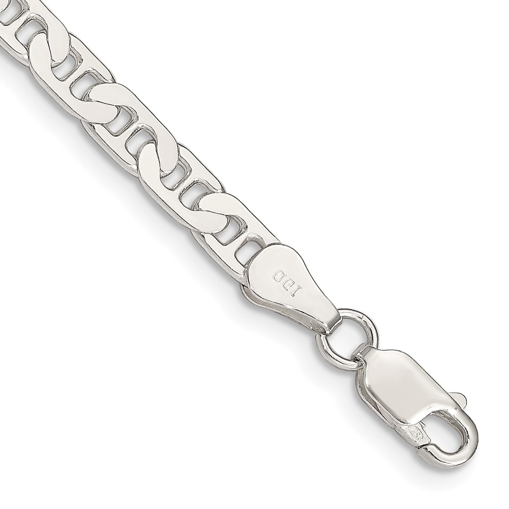 Sterling Silver 4.5mm Flat Anchor Chain (QAN120-7)