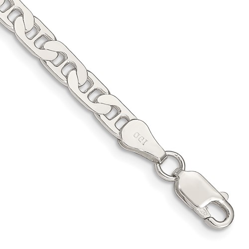 Sterling Silver 4.5mm Flat Anchor Chain