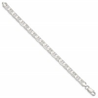 Sterling Silver 7mm Flat Anchor Chain view 2
