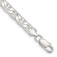 Sterling Silver 7mm Flat Anchor Chain view 1
