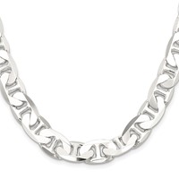 Sterling Silver 11.5mm Flat Anchor Chain view 2