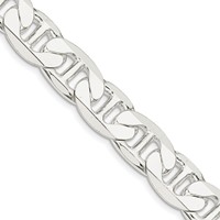 Sterling Silver 11.5mm Flat Anchor Chain view 1