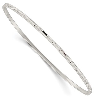 Sterling Silver Slip On Bangle