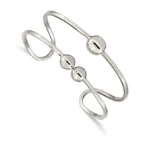 Sterling Silver Bangle view 1