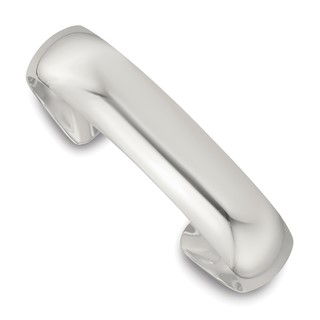 Sterling Silver Domed Cuff Bangle