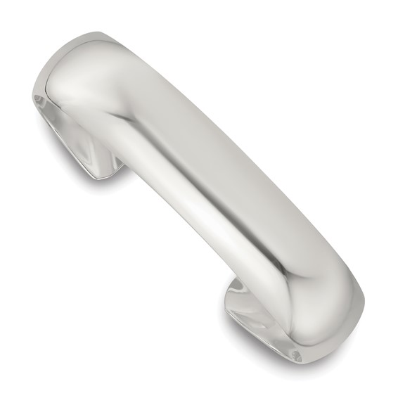Sterling Silver Domed Cuff Bangle