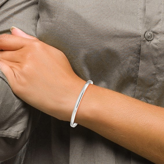 Sterling Silver Slip On Bangle