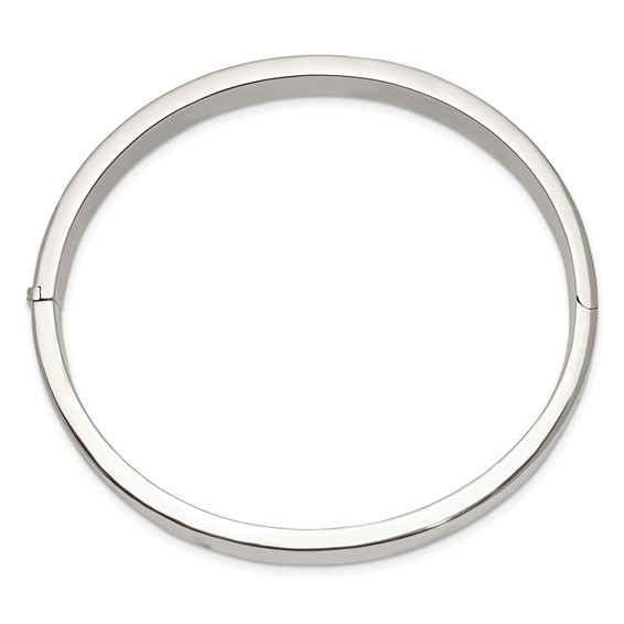 Sterling Silver Hinged Bangle