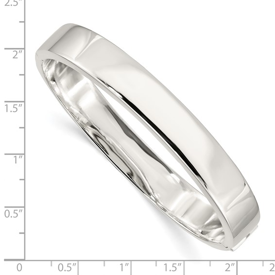 Sterling Silver Hinged Bangle