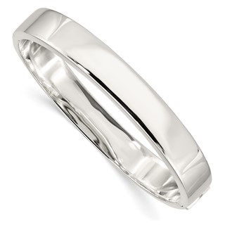 Sterling Silver Hinged Bangle