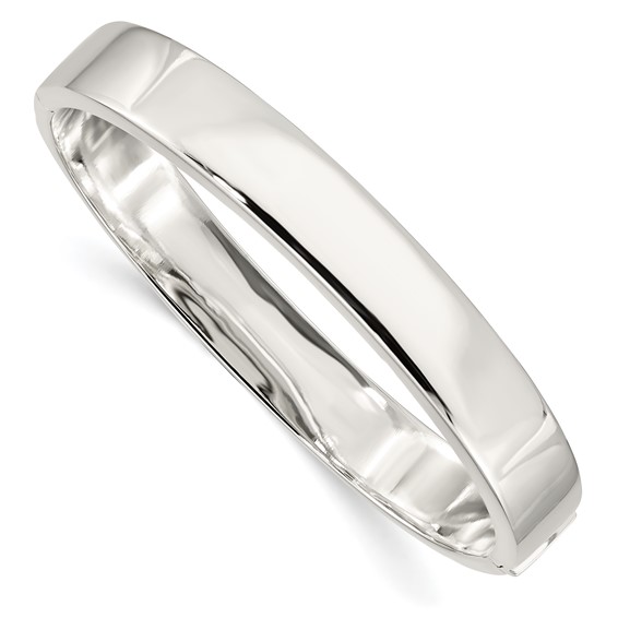 Sterling Silver Hinged Bangle