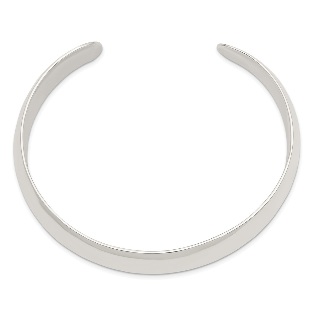 Sterling Silver 14mm Cuff Bangle (QB318)