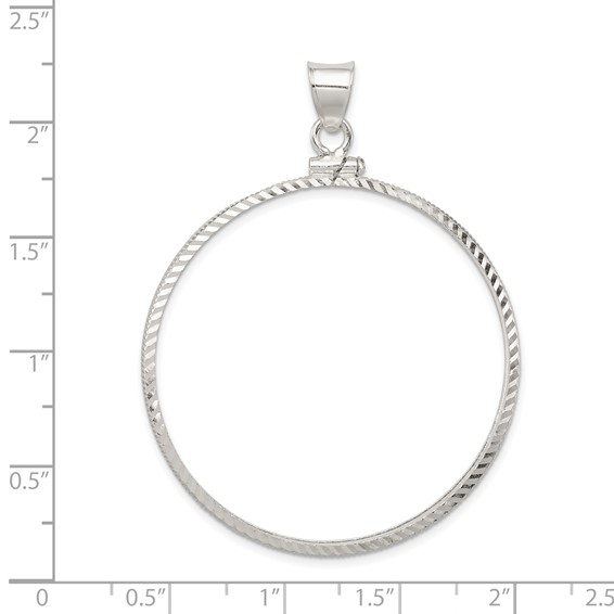 Sterling Silver Coin Bezel Pendants