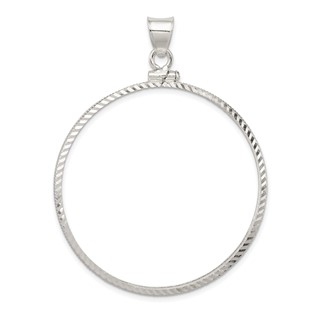 Sterling Silver Coin Bezel Pendants