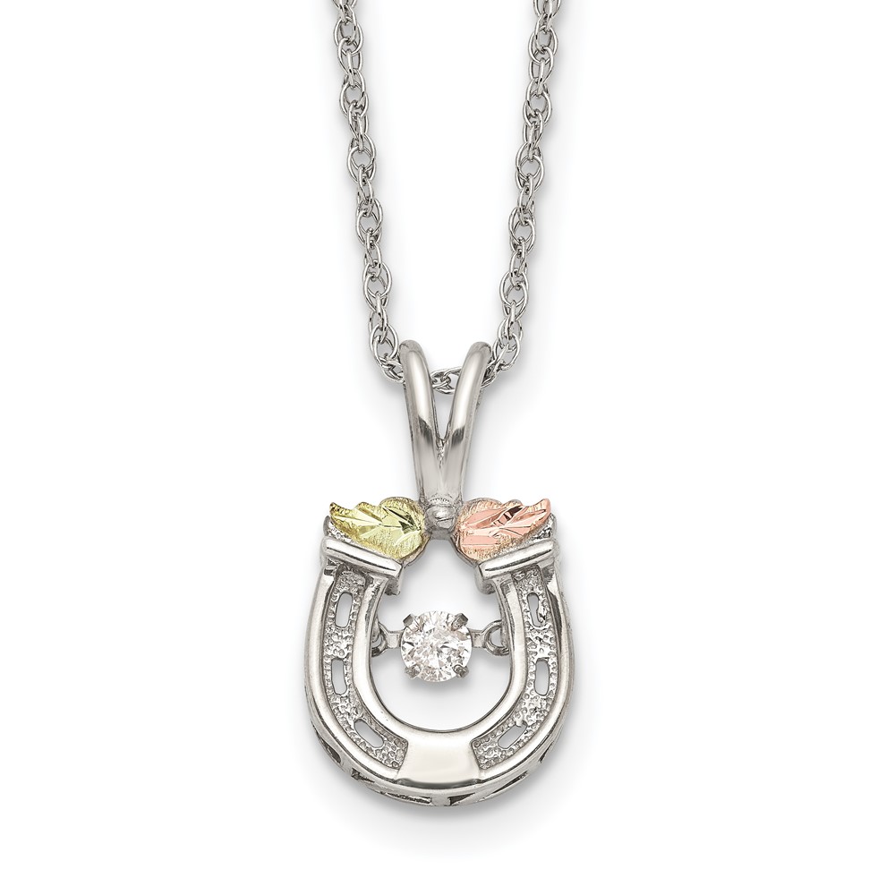 sterling-silver-12k-vibrant-diamond-horseshoe-necklace-2-06g-ebay